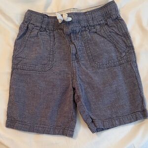 Gymboree Blue Knit Pull-On Shorts with Drawstring